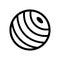 Lawn bowls icon design