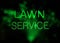 Lawn Care Vintage Neon Lawn Service Sign