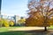 Lawn in Central Park by the Upper East Side in 100th street