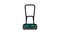 lawn mower with rotary roller color icon animation