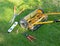 Lawn mowing equipment and work tools