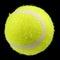 Lawn Tennis Ball Isolated on Black Background