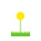 Lawn weed icon