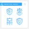 Laws protecting citizens rights pixel perfect gradient linear vector icons set