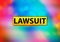 Lawsuit Abstract Colorful Background Bokeh Design Illustration