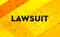 Lawsuit abstract digital banner yellow background