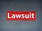 Lawsuit Red Banner Abstract Background