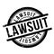 Lawsuit rubber stamp