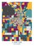 Lawton ,Oklahoma, USA Creative Color Block Map Decor Serie