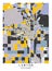 Lawton ,Oklahoma, USA Creative Color Block Map Decor Serie