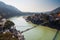 Laxman Jhula bridge over Ganges river
