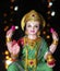 Laxmi Poojan lord laxmi statue, Indian Festival Diwali Laxmi Pooja
