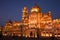 Laxmi Vilas Palace at night