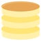 Layer cake icon, Bakery and baking related vector