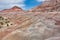 Layered Colorful Rock Formations in Paria, Utah Badlands
