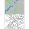 Layered editable vector streetmap of Ottawa,Canada