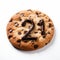 Layered Imagery: Chocolate Chip Cookie With Number 21