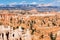 Layered limestone hoodos at Bryce Canyon National Park