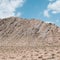 layered rocks in Mountain altun tagh