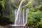 Layered water flows, cool air and green scenery