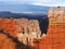 Layers of colorful formations of Bryce Canyon National Park