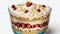 Layers of Delight Celebrating National Banana Lovers Day with a Scrumptious Banana Trifle.AI Generated