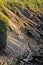 Layers Of Exposed Rock At The Base Of Chutes De La Chaudiere