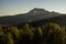 Layers of Forest And Shadow Below Lassen Peak