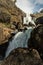 Layers of Glen Aulin Waterfall in Yosemite