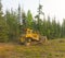 Laying fibre optic cable in the northwest territories