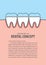 Layout attrition Bruxism teeth illustration vector on blue bac