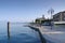 Lazise Pier on Lake Garda in Italy