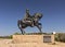 lbn Qasi Statue in Mertola, Alentejo Region of Portugal.