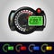 LCD Digital Back-ight Motorcycle Speedometer Tachometer Odometer MotorBike Instrument Scooter Dirt bike