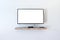 LCD TV Television with blank copy space