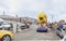 LCL Cyclist Mascot on Mont Ventoux - Tour de France 2013