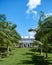 Le Chateau de Bel Ombre Mauritius, old castle in tropical garden in Mauritius