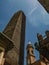 Le Due Torri, two medieval leaning towers in Bologna