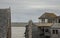 Le Mont-Saint-Michel, Normandy - the buildings and the birds.