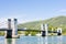 le pont du robinet - bridge over Rhone river, Donzere, Drome Dep
