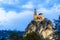 Le Puy-en-Velay, Auvergne, Massif Central, France : The chapel of l`Aiguilhe