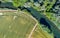 Le Rhin Tortu, a small river in the south of Strasbourg - Grand Est, France