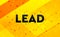 Lead abstract digital banner yellow background