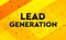 Lead Generation abstract digital banner yellow background