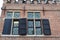 Leaded windows - historical building - Bruges - Belgium