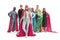 Leader and a group of young men in a variety of superhero cloaks