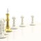 Leadership: light chess background