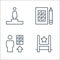 leadership line icons. linear set. quality vector line set such as goal, promotion, survey