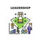 Leadership Skill Vector Concept Color Illustration
