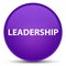 Leadership special purple round button